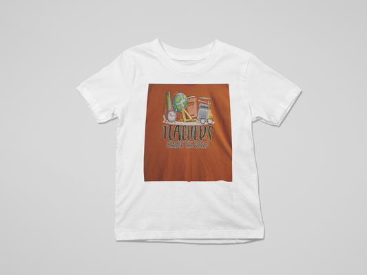 Teacher's change the world t-shirt design 2